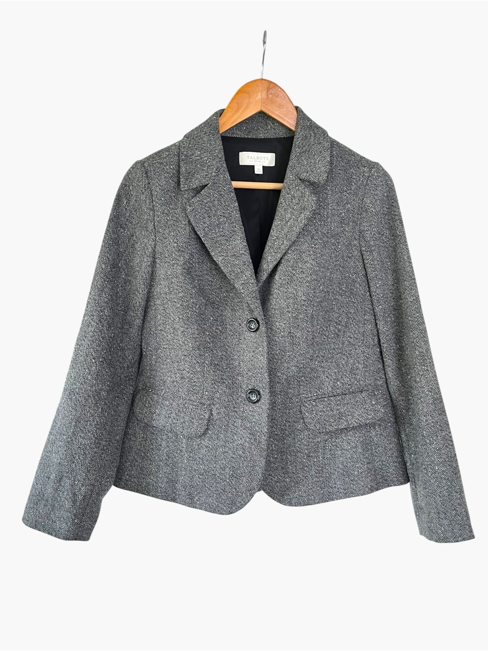 Talbots will blend grey jacket blazer petite